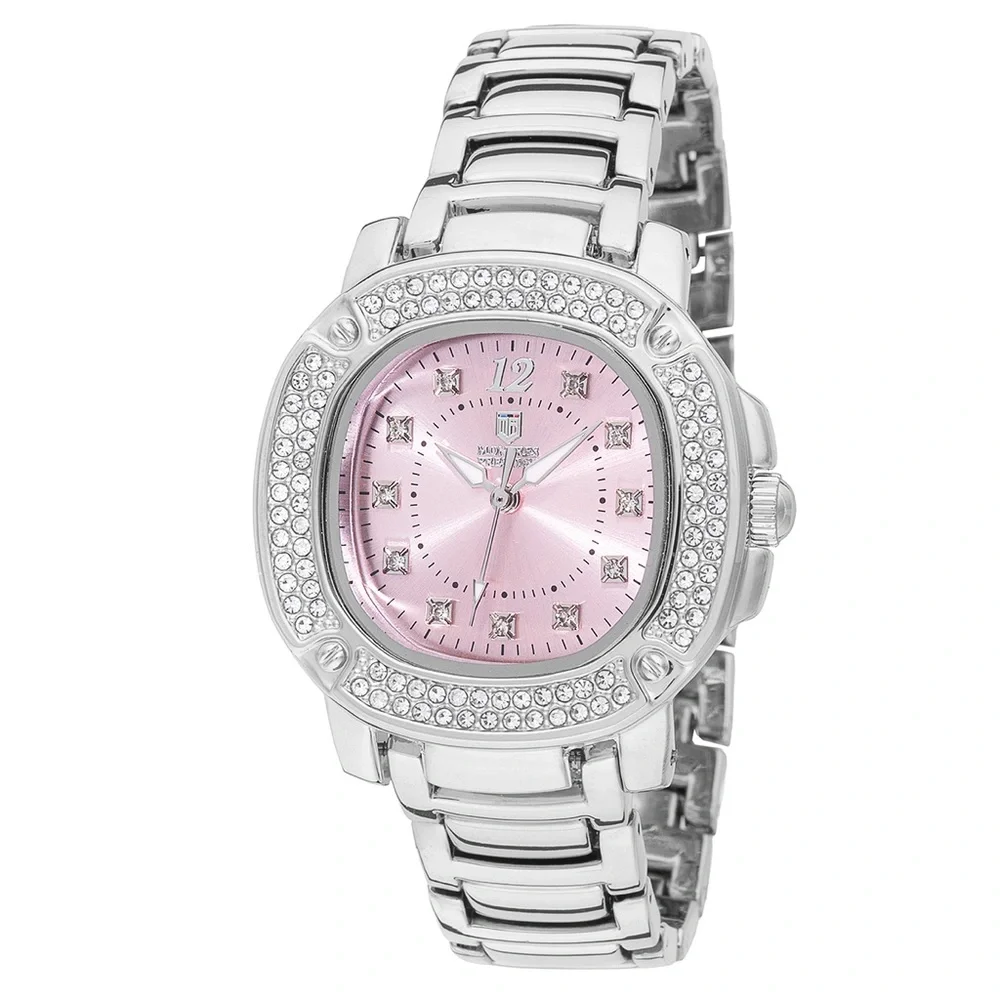 Montres Prestige x Invicta MPW-0191 Pink Crystal Watch 35mm NIB